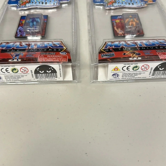Worlds Smallest. Skeletor and He-Man. Masters of the Universe. NIB - Picture 4 of 8